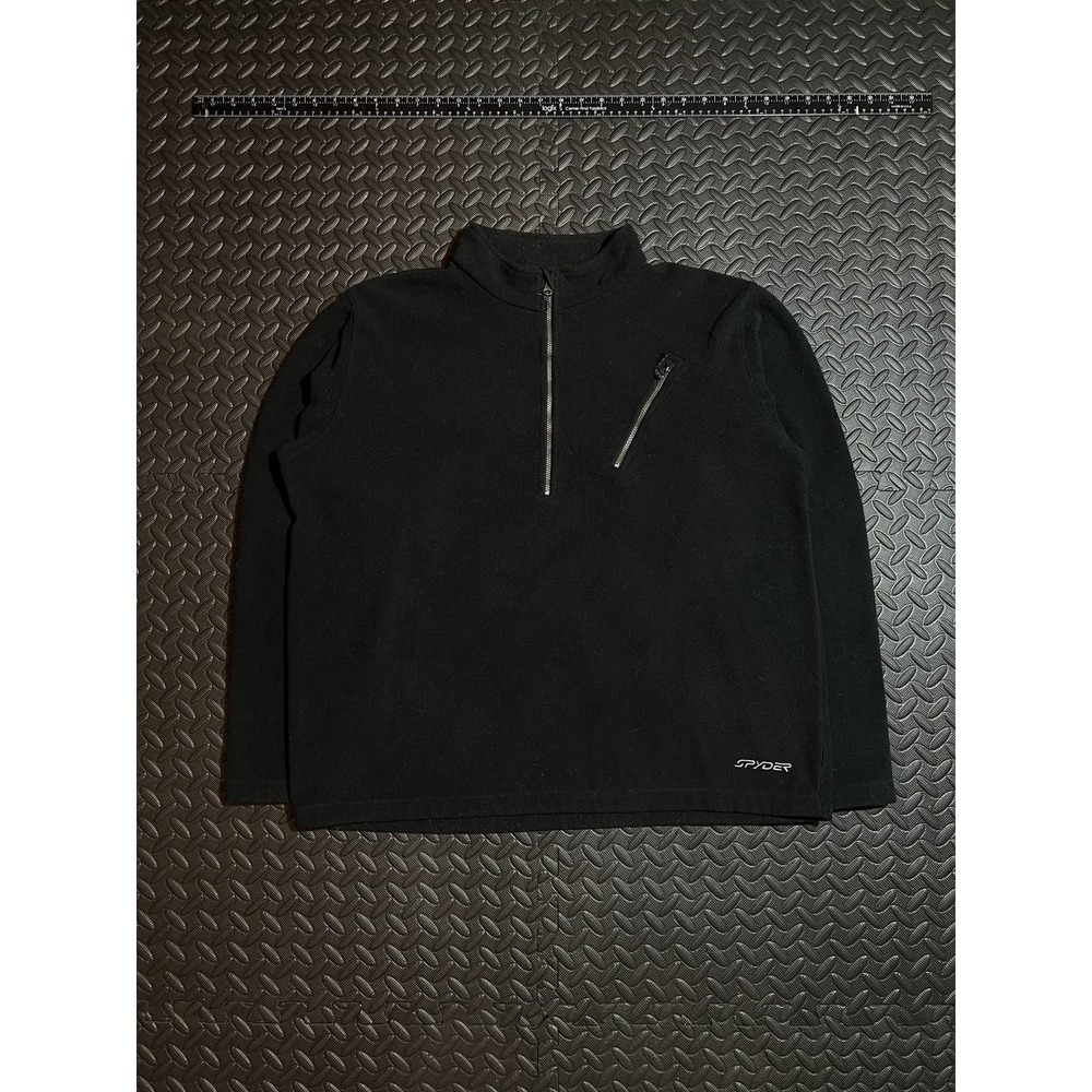 Vintage Y2K Spyder Widow Base Layer Half Zip Fleece Jacket